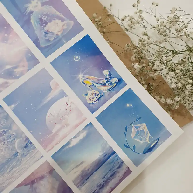 برچسب مدل وینتج رویایی طرح دخترانه ملیح کد 02