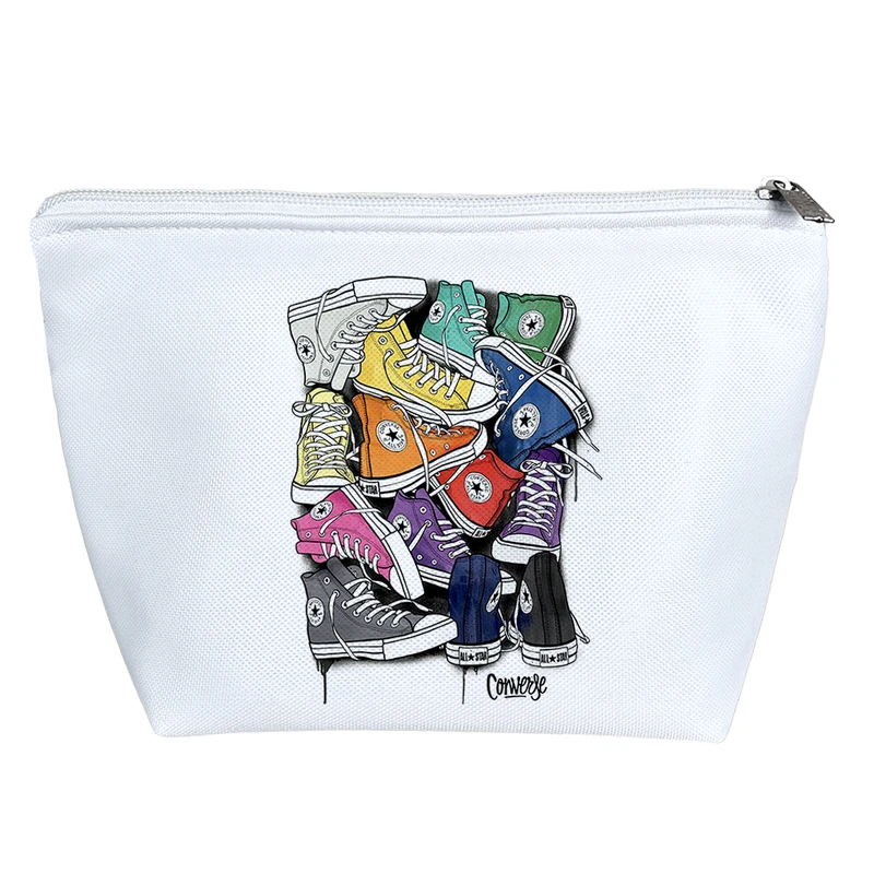 کیف لوازم آرایش دخترانه خندالو مدل کتونی کانورس کد H406