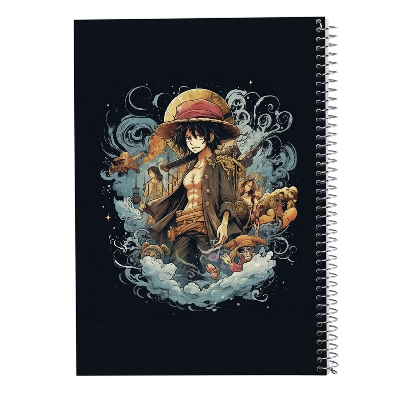 دفتر مشق 100 برگ مدوپد مدل وان پیس One Piece کد DF11495