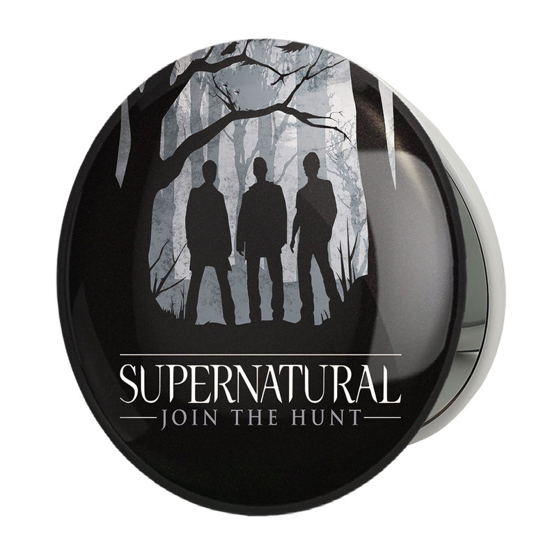 آینه جیبی خندالو طرح سریال سوپرنچرال Supernatural مدل تاشو کد 24537 