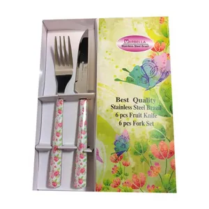 سرویس کارد و چنگال میوه خوری  12 پارچه ماربلا مدل 106