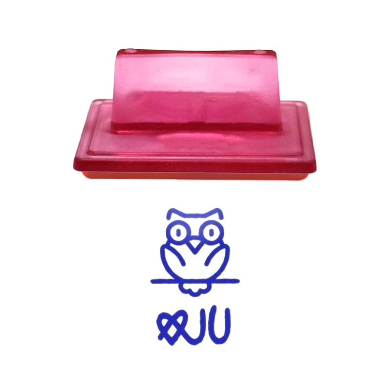 مهر حس آمیزی طرح جغد مدل لاله