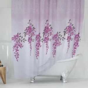 پرده حمام دلفین مدل Tor-7359 سایز 180x200 سانتی متر