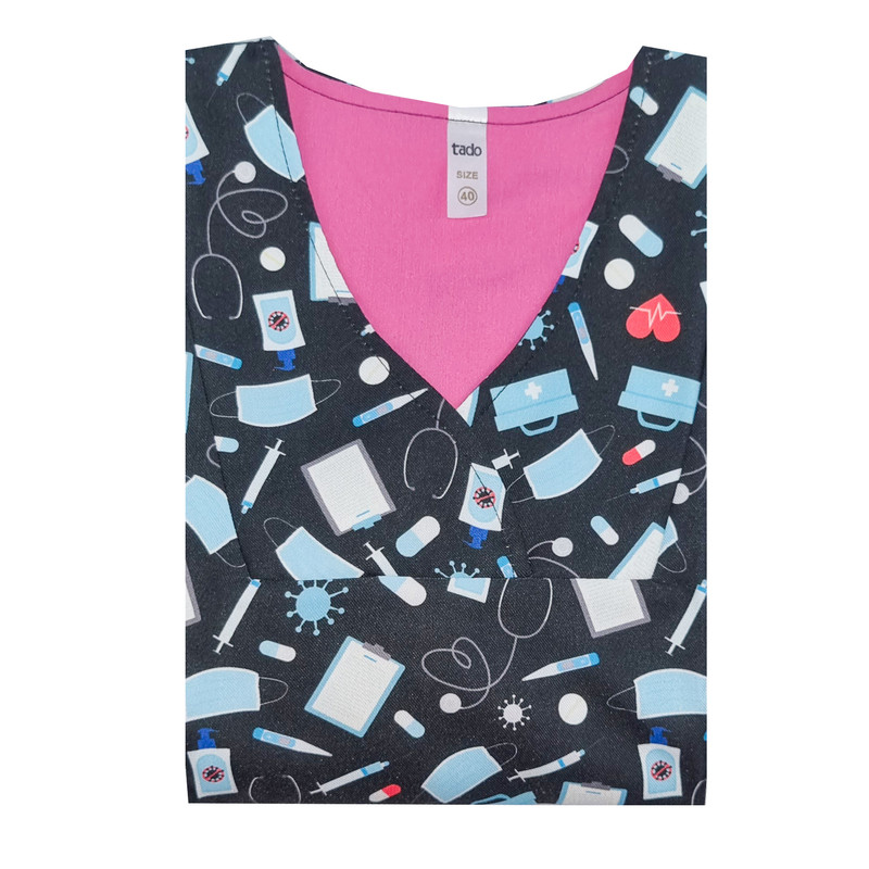 روپوش پزشکی زنانه تادو مدل RO1917