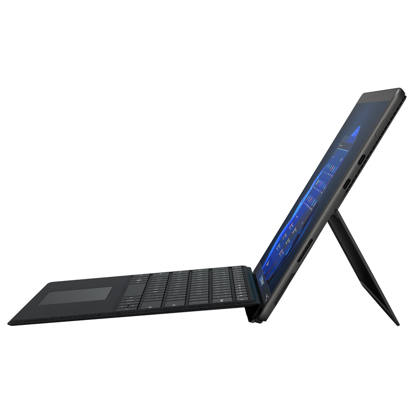 بهترین قیمت در کی سان بای تبلت مایکروسافت مدل Surface Pro 8-i7 ظرفیت 256 گیگابایت و 16 گیگابایت رم به همراه کیبورد Black Type Cover تبلت