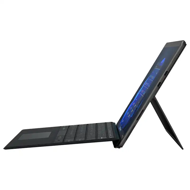 تبلت مایکروسافت مدل Surface Pro 8-i7 ظرفیت 512 گیگابایت و 16 گیگابایت رم به همراه کیبورد Black Type Cover