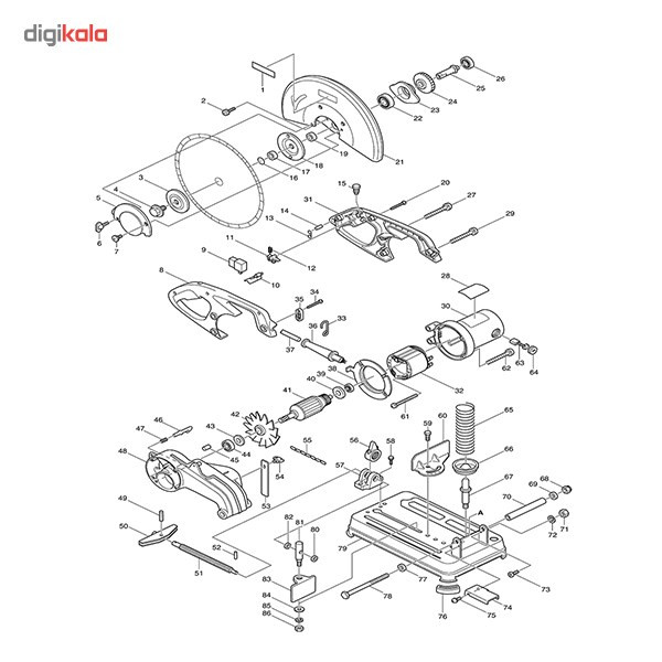 اره پروفیل بر ماکیتا مدل 2414NB