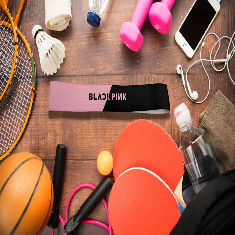 هدبند ورزشی آی تمر مدل بلک پینک کد 95