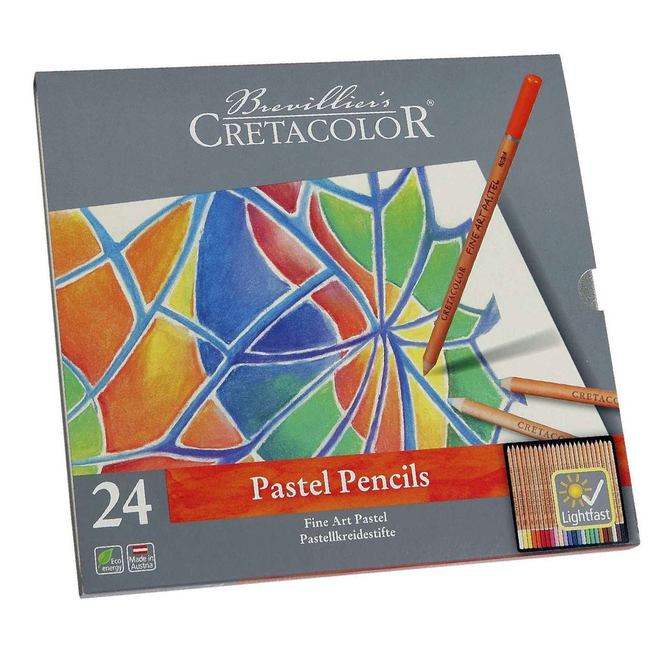 مداد پاستل 24 رنگ کرتاکالر مدل 47024