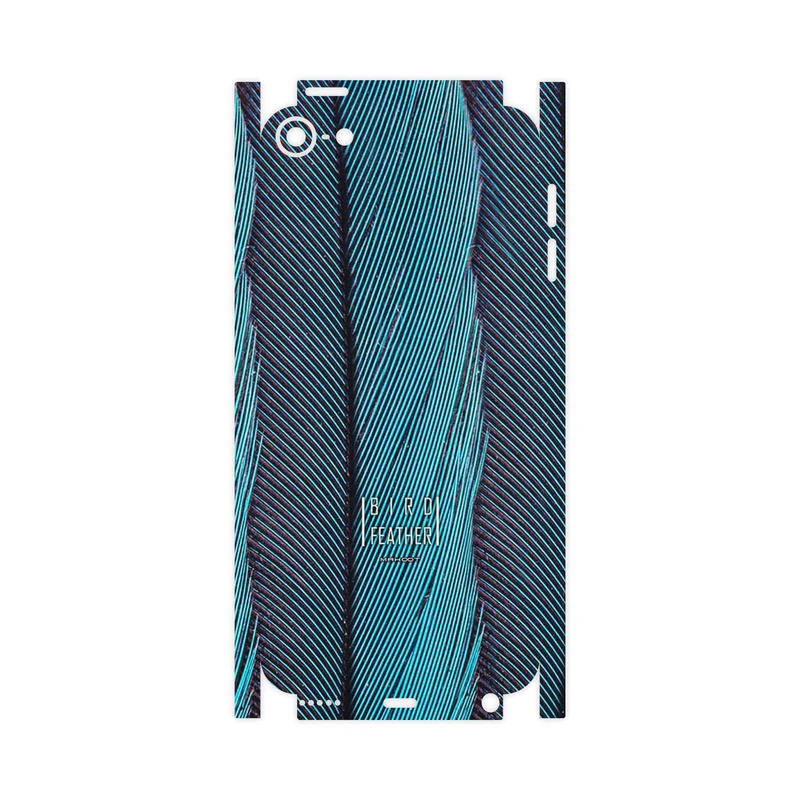 برچسب پوششی ماهوت مدل Turquoise feathers-FullSkin مناسب برای گوشی موبایل اپل iPod touch 6th generation