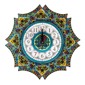 ساعت میناکاری مدل دیواری کد pp33