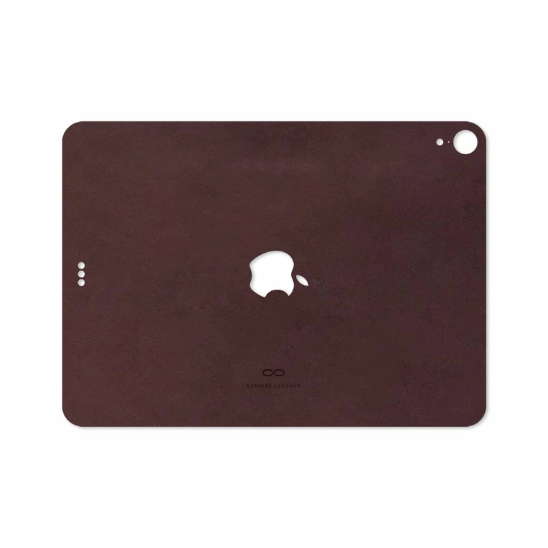 برچسب پوششی ماهوت مدل Matte-Dark-Brown-Leather مناسب برای تبلت اپل iPad Pro 11 2018 A1979