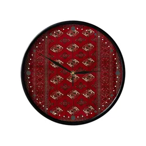 ساعت دیواری مدوپد طرح فرش ترکمان مدل C-Torkaman10