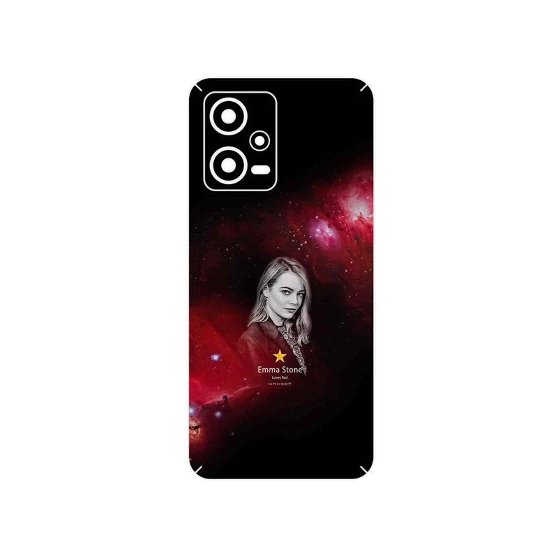 برچسب پوششی ماهوت مدل Emma Stone مناسب برای گوشی موبایل شیائومی Redmi Note 12 5G