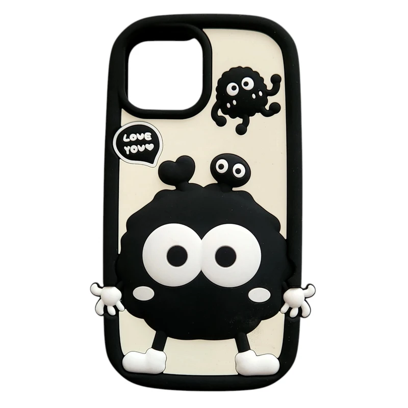 کاور مدل هپل برجسته مناسب برای گوشی موبایل اپل iphone 13 / 14 / 15