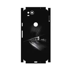 MAHOOT Black Portrait-FullSkin Cover Sticker for Google Pixel 2