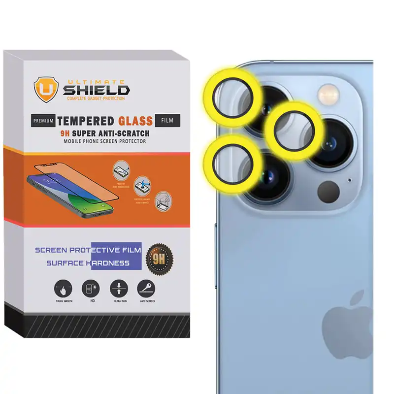 محافظ لنز دوربین آلتیمیت شیلد مدل Luminous مناسب برای گوشی موبایل اپل Iphone 12 Pro Max