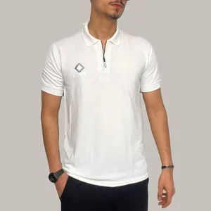 پولوشرت آستین کوتاه مردانه مدل  نیم زیپ