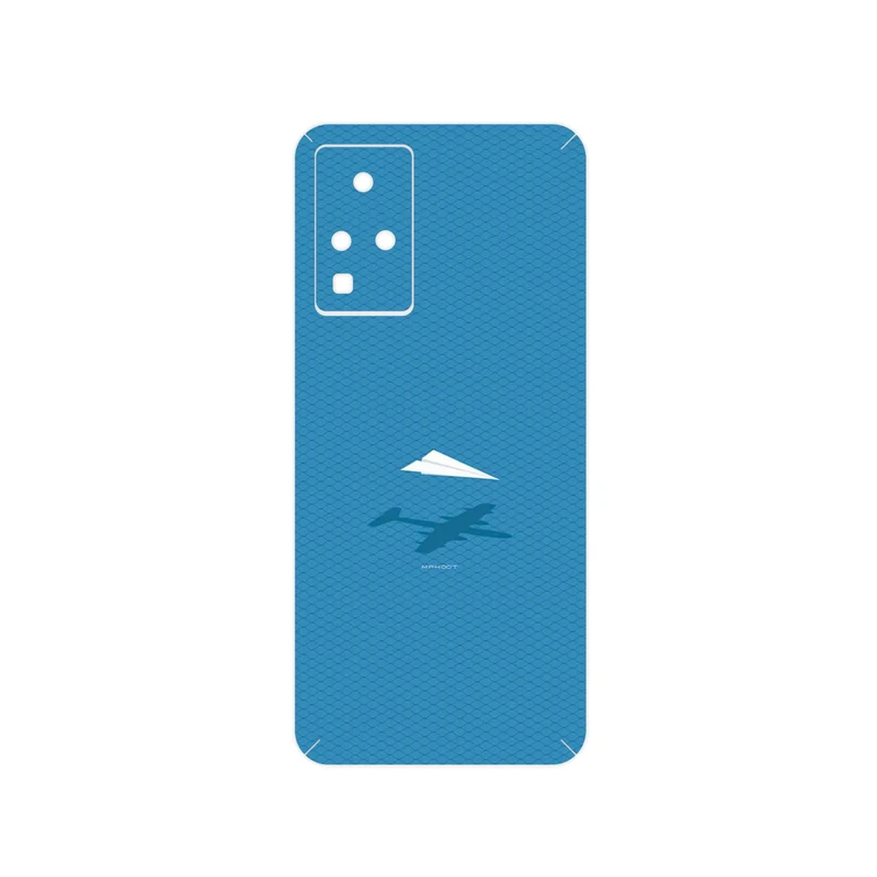 برچسب پوششی ماهوت مدل Minimal Paper Airplane مناسب برای گوشی موبایل اینفینیکس Zero X