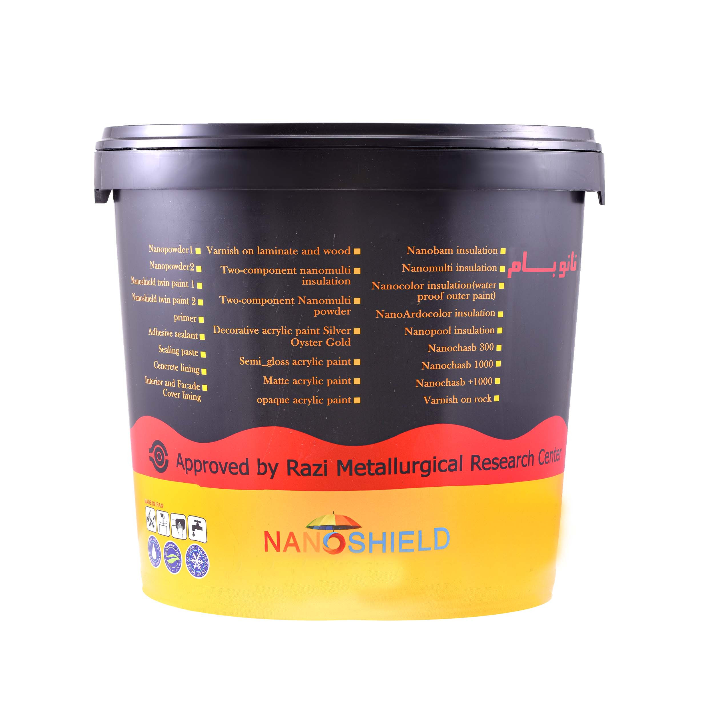 عایق رطوبتی نانوشیلد مدل نانوبام کد NSNB-24 وزن 24 کیلوگرم عایق رطوبتی نانوشیلد مدل نانوبام کد NSNB-24 وزن 24 کیلوگرم