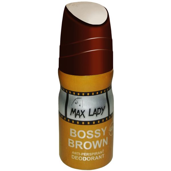 رول ضد تعریق مردانه مکس لیدی مدل Bossy Brown حجم 60 میلی لیتر