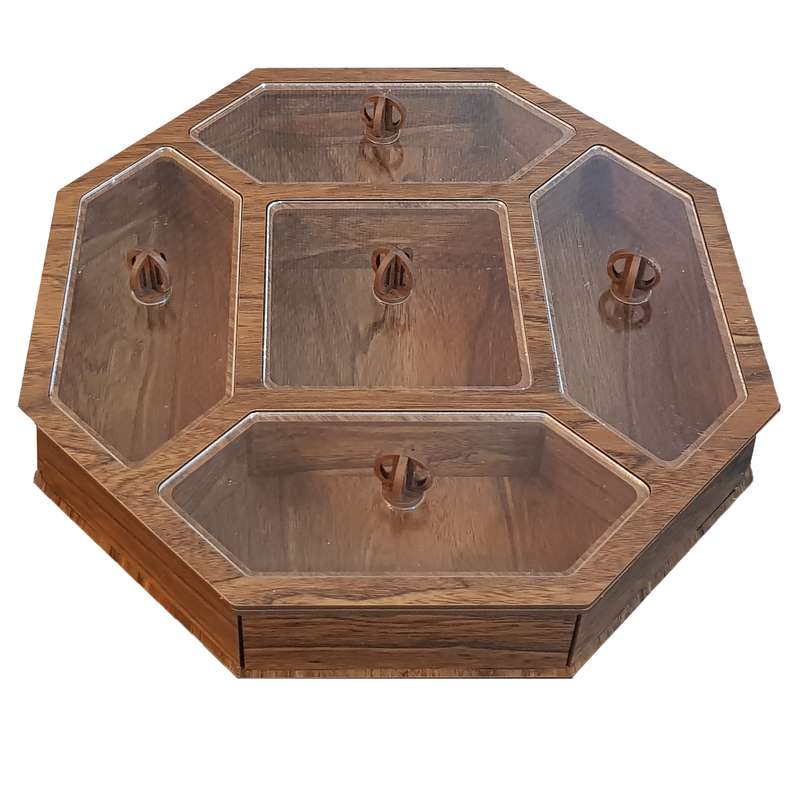 جعبه پذیرایی مهرساکو مدل هگزا کد bubble box