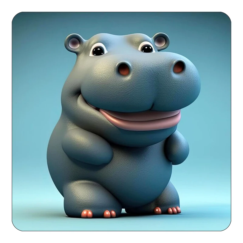 مگنت کاکتی طرح حیوانات کارتونی مدل mp27821