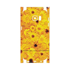 MAHOOT Yellow-Flower-FullSkin Cover Sticker for Samsung Galaxy S7