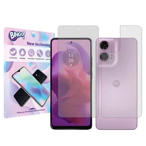 Bingo Matte Model Tough screen protector suitable for Motorola Moto G24 Mobile phone with back protector