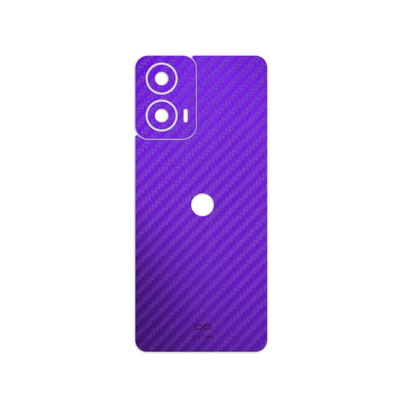 برچسب پوششی ماهوت مدل Purple-Fiber مناسب برای گوشی موبایل موتورولا Moto G24