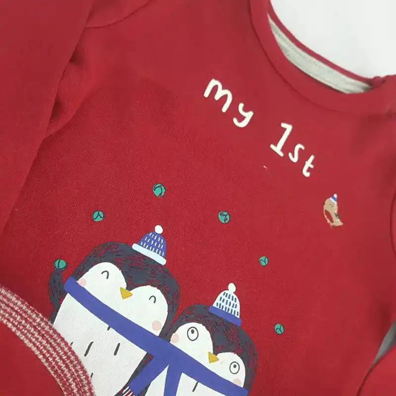 ست 3 تکه لباس نوزادی جورج مدل e-200