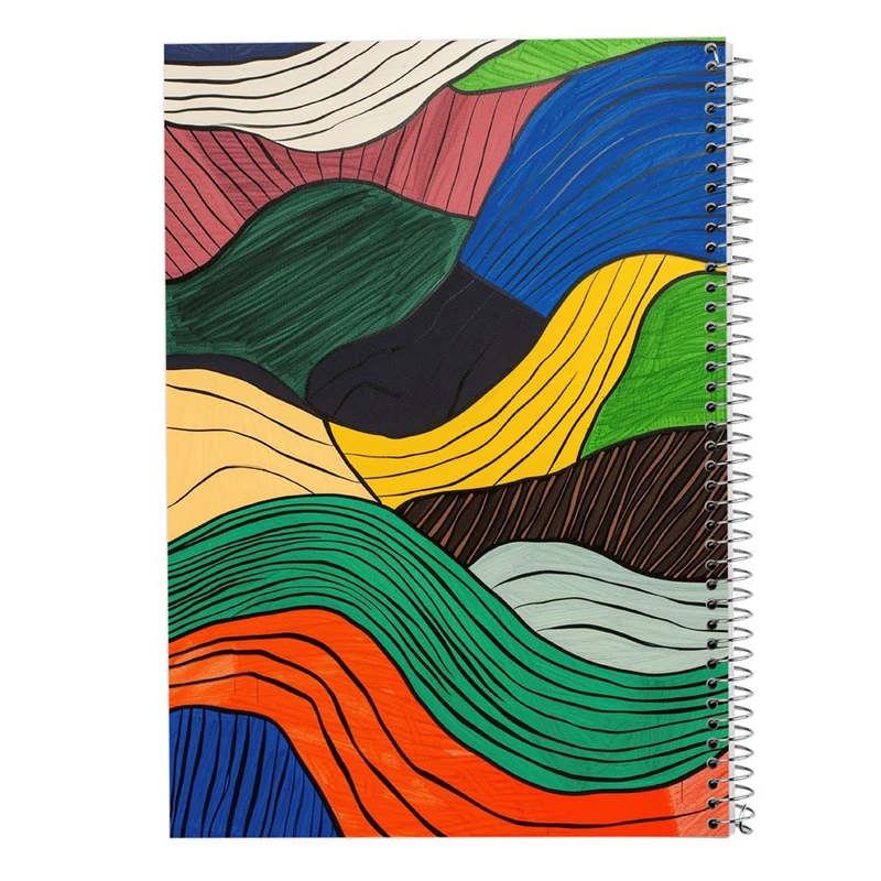 دفتر شطرنجی 50 برگ مدوپد طرح اشکال فانتزی کد DF16302