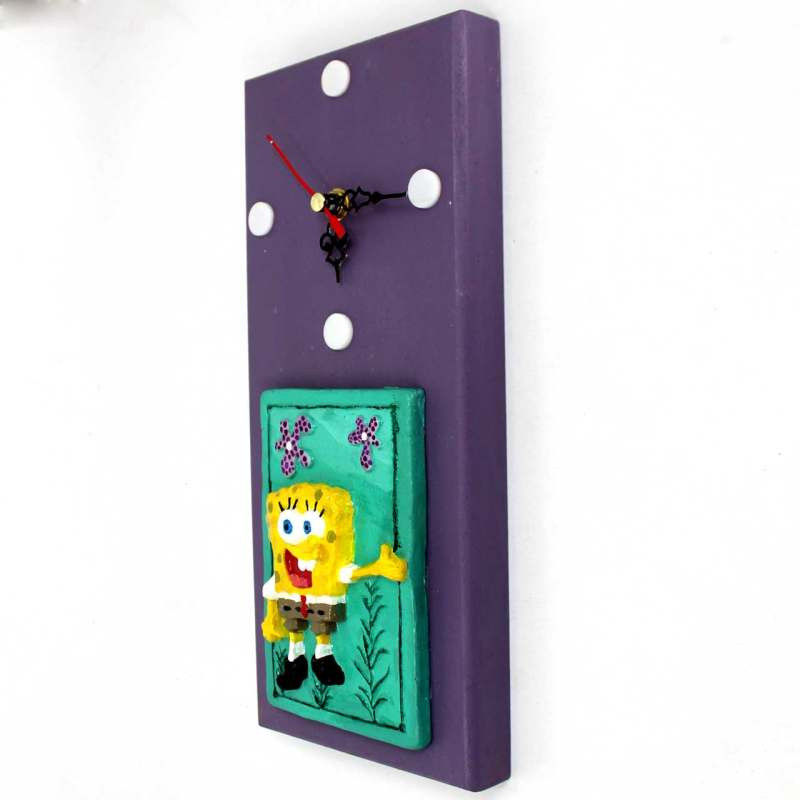 ساعت دیواری کودک مدل Spong Bob ساعت دیواری کودک مدل Spong Bob