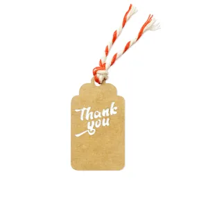 ابزار کادویی مدل گیفت تگ طرح thank you مجموعه 10 عددی