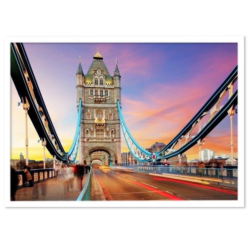 تابلو نوری بکلیت طرح منظره شهری لندن پل ولف مدل W-S1252