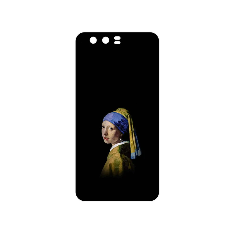 برچسب پوششی ماهوت مدل Girl with a Pearl Earring of Vermeer مناسب برای گوشی موبایل آنر 9