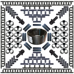 لوازم آبیاری قطره ای مدل Z-200 مجموعه 200 عددی