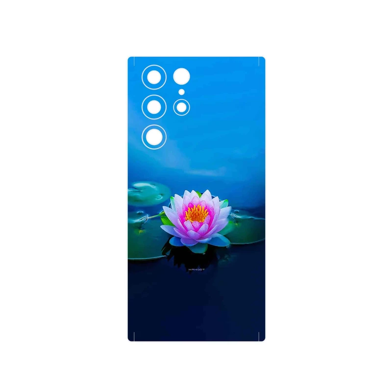 برچسب پوششی ماهوت مدل Lotus مناسب برای گوشی موبایل سامسونگ Galaxy S22 Ultra 5G