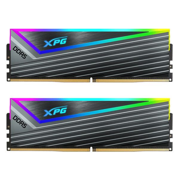 رم کامپیوتر DDR5 دو کاناله 6000 مگاهرتز CL40 ای دیتا ایکس پی جی مدل XPG CASTER RGB DRAM MODULE ظرفیت 32 گیگابایت