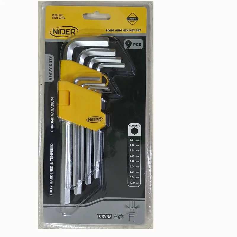 آچار آلن نیدر مدل 6019 مجموعه 9 عددی