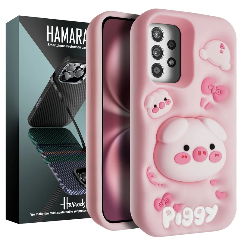 کاور هارودز مدل Piggy مناسب برای گوشی موبایل سامسونگ Galaxy A52 / A52s