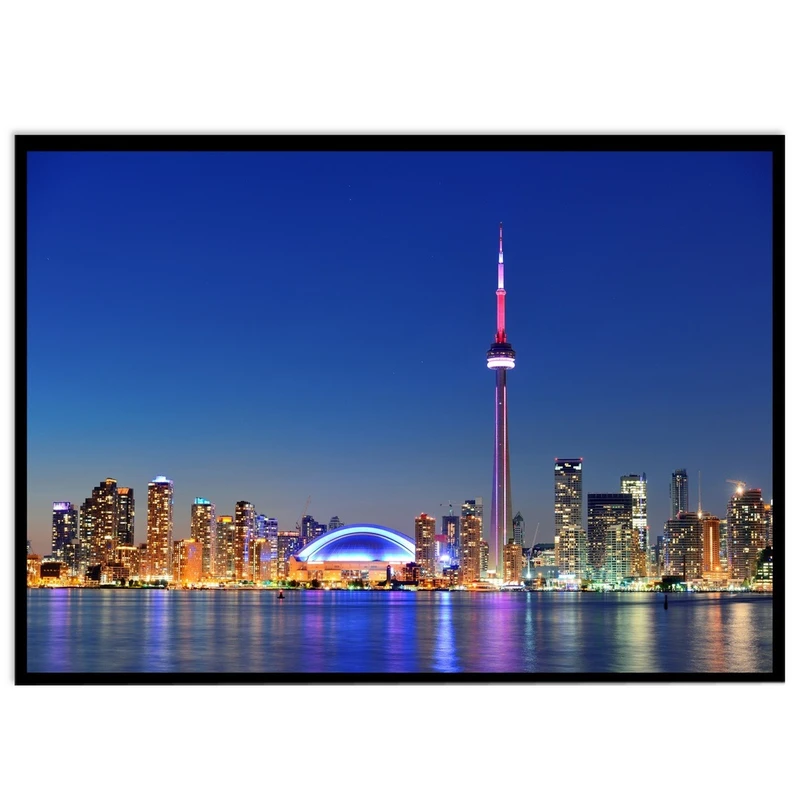 تابلو نوری بکلیت طرح منظره شهر تورنتو مدل B-S1261