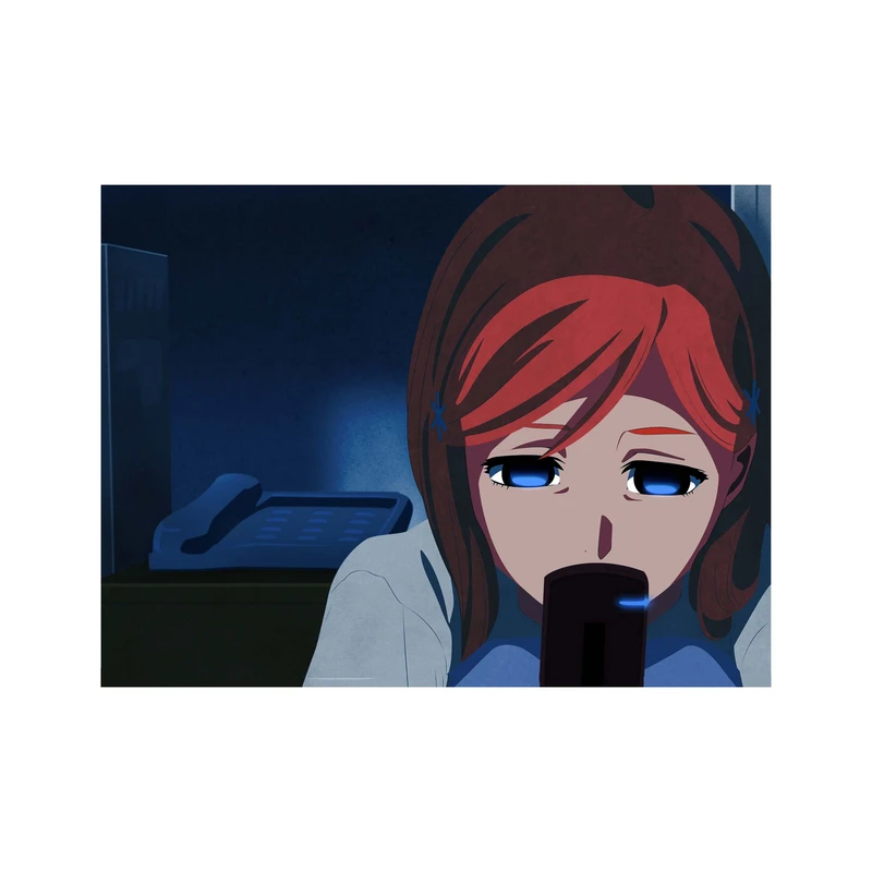 استیکر لپ تاپ و موبایل مدل انیمه طرح Bleach Orihime Inoue کد 3013