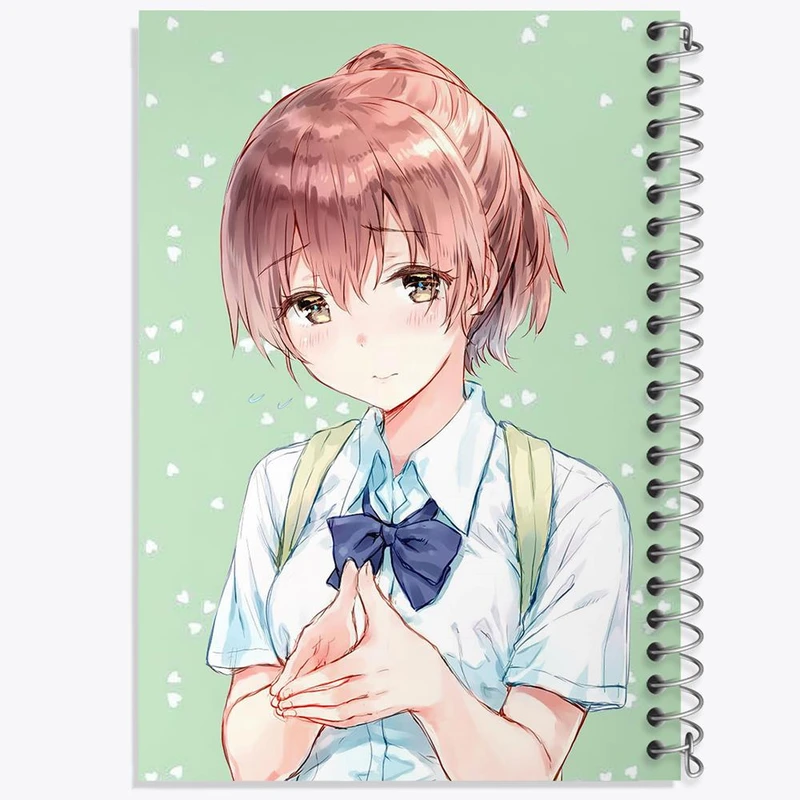 دفتر شطرنجی 50 برگ خندالو طرح شوکو نیشیمیا انیمه سایلنت ویس A Silent Voice کد 15786