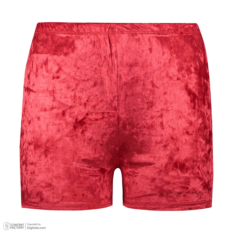 ست تاپ و شلوارک زنانه فرنوش مدل مخمل کد 08