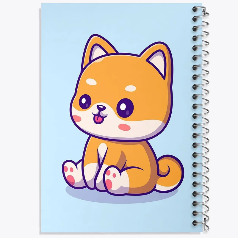 دفتر مشق 100 برگ خندالو طرح حیوانات بامزه گربه کد 29723