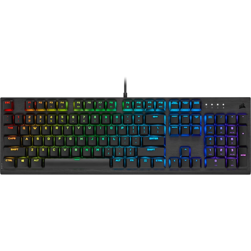 کیبورد مخصوص بازی کورسیر مدل K60 RGB Pro Low Profile Mechanical