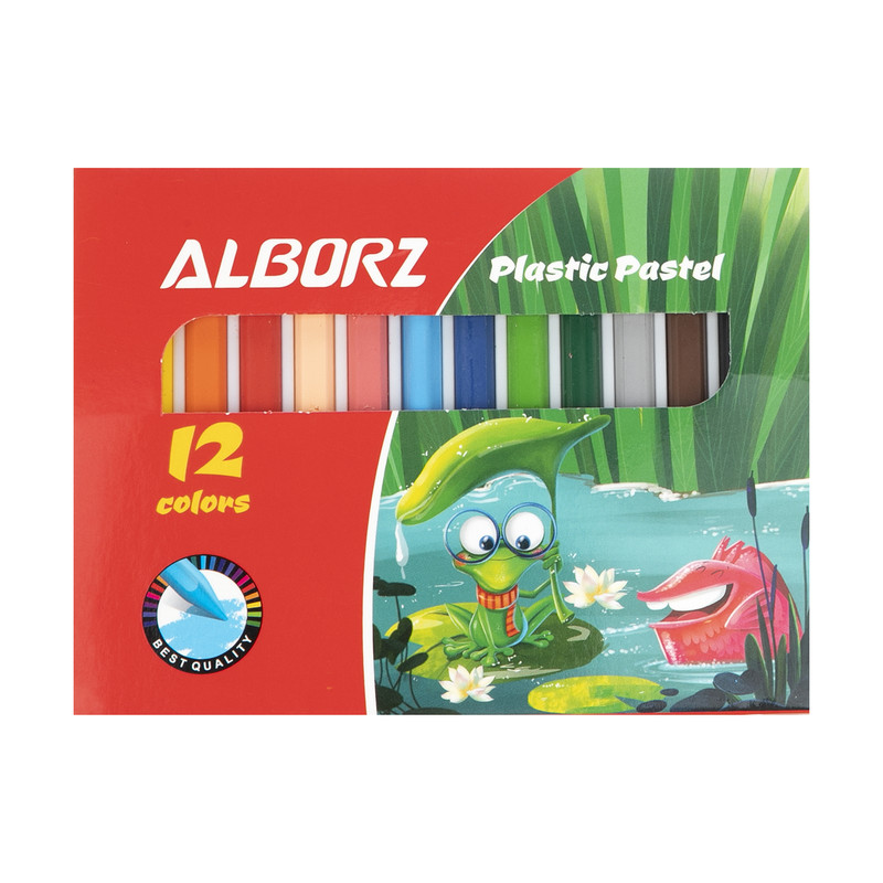 پاستل 12 رنگ البرز مدل برکه کد 181380