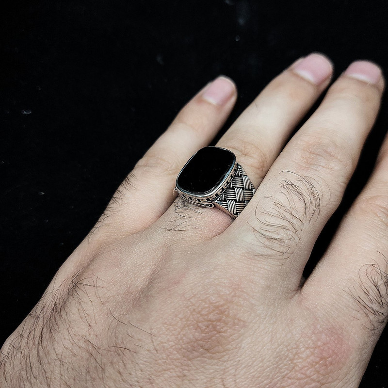 انگشتر نقره مردانه جی تی ای مدل جی نایس انگشتر نقره مردانه جی تی ای مدل جی نایس