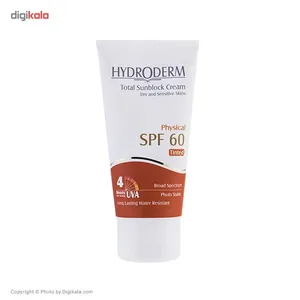 کرم ضد آفتاب هیدرودرم مدل SPF60 Phisical Tinted حجم 50 میلی لیتر